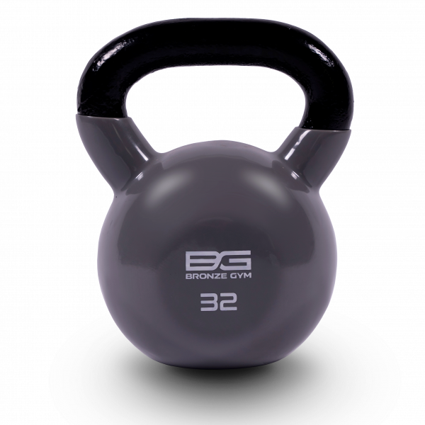Гиря Bronze Gym в виниловой оболочке 32 кг