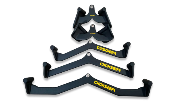 Комплект профессиональных рукояток для тяги (5шт) Hasttings Digger HD61F2A